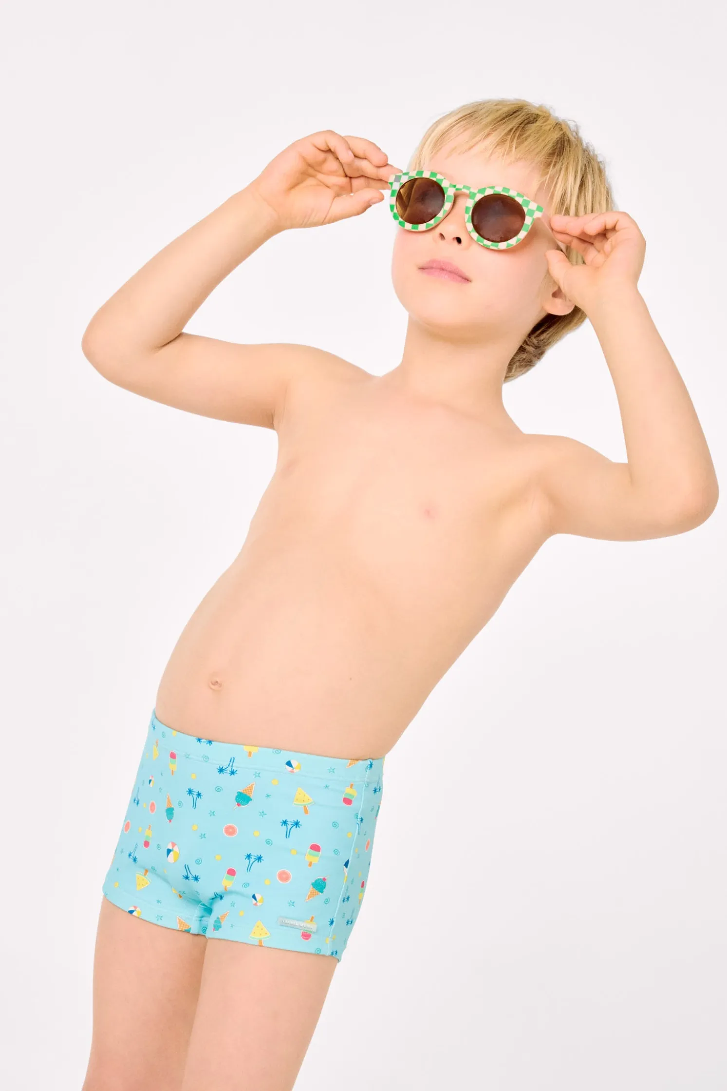 Bañador bóxer niño estampado helados