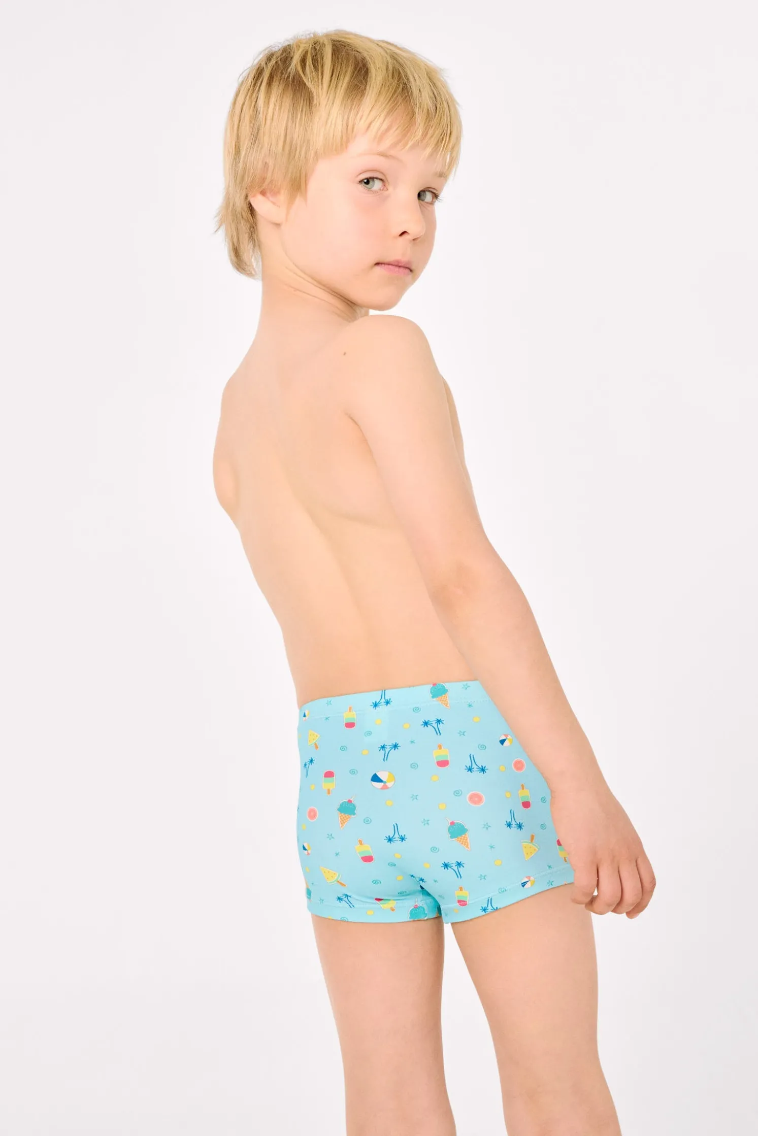 Bañador bóxer niño estampado helados