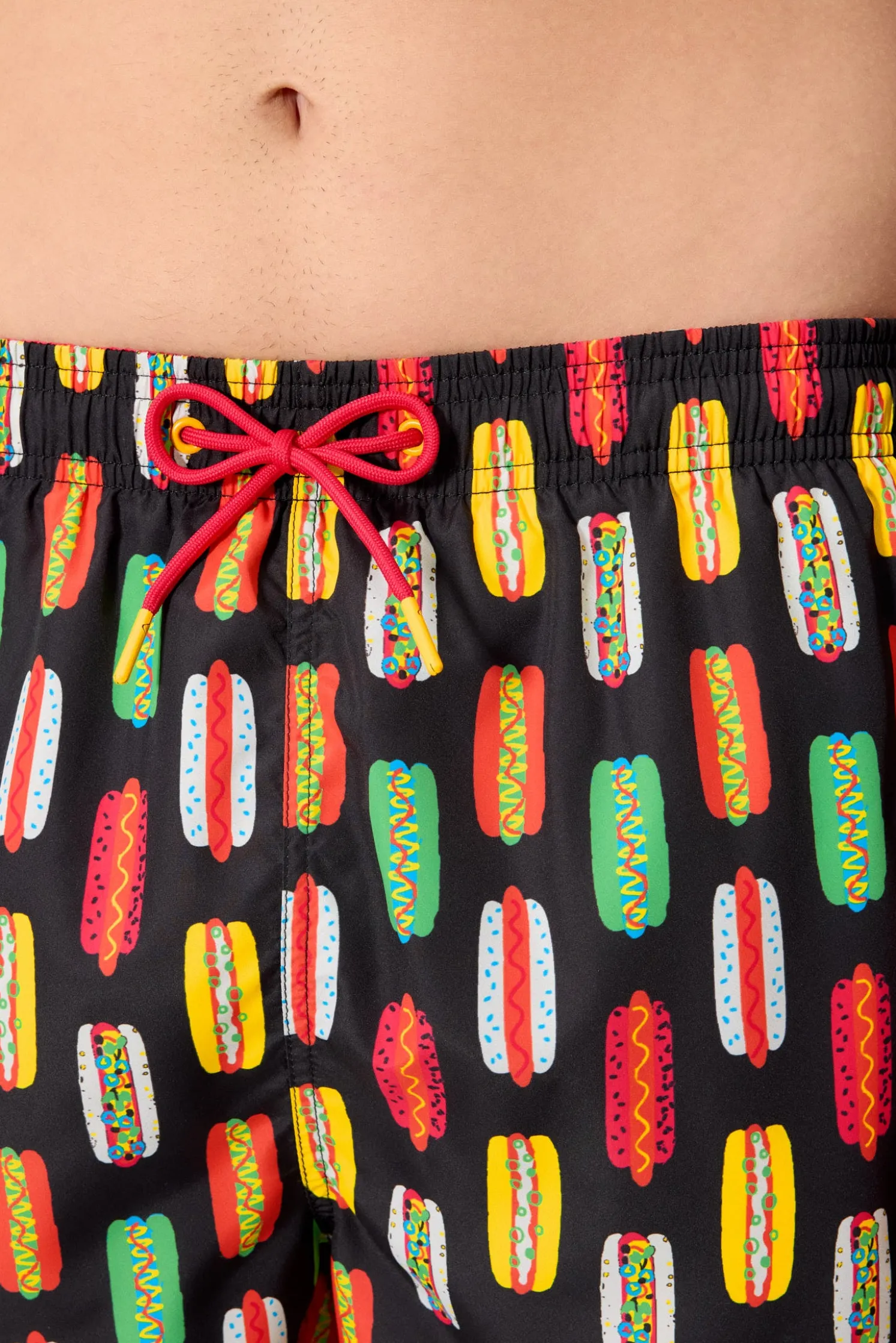 Bañador medio estampado hot dog multicolor Sockarrats
