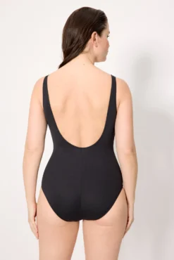 Bañador moldeador micropiqué negro copa C