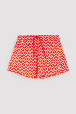 Bañador niño corto estampado étnico multicolor