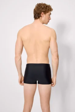 Bañador tipo bóxer básico negro