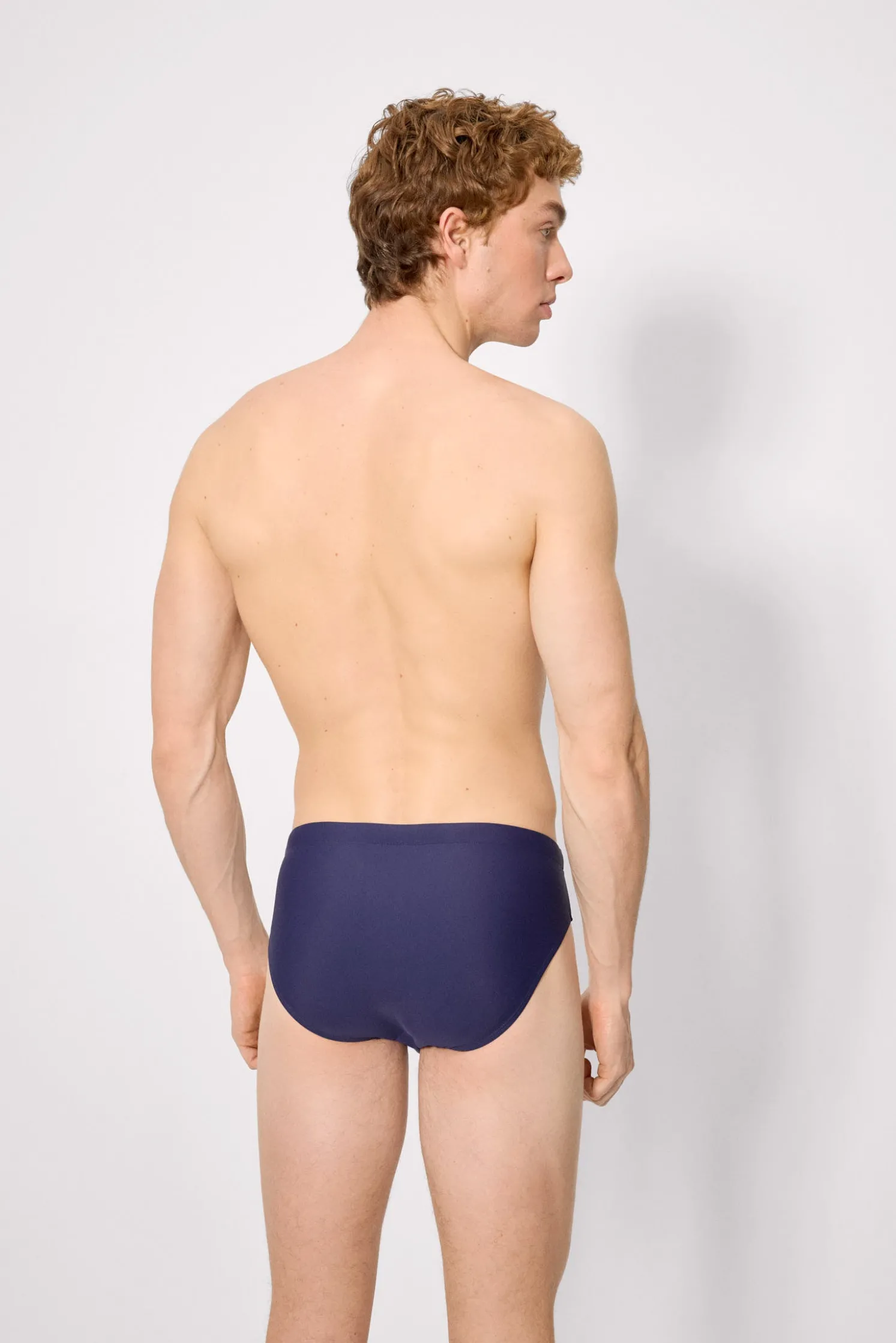 Bañador tipo slip básico marino