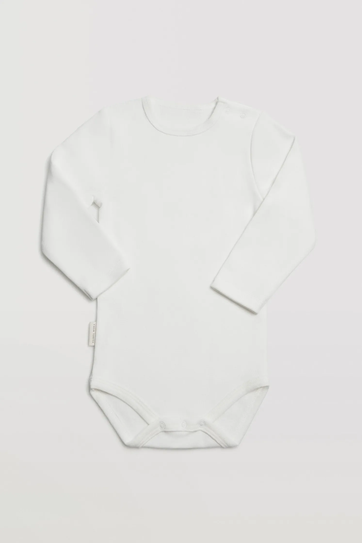 Body bebé básico manga larga blanco