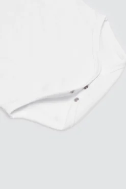 Body bebé básico tirantes finos blanco
