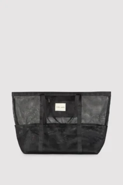 Bolso de playa calado negro