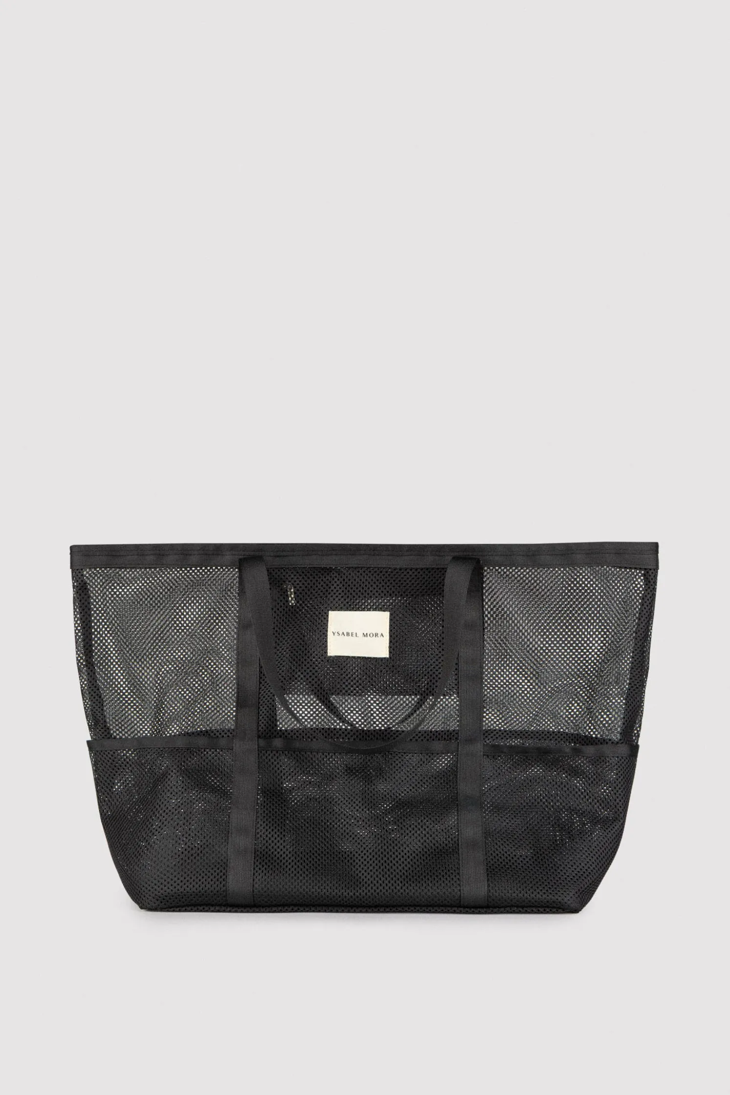 Bolso de playa calado negro