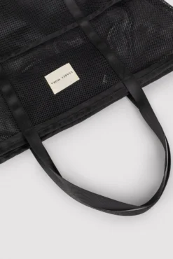 Bolso de playa calado negro