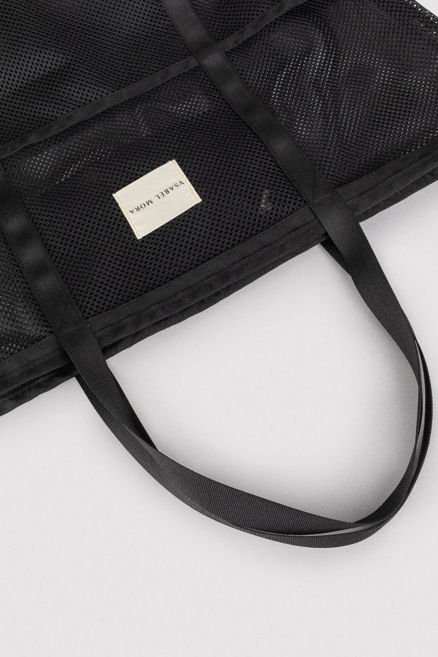 Bolso de playa calado negro