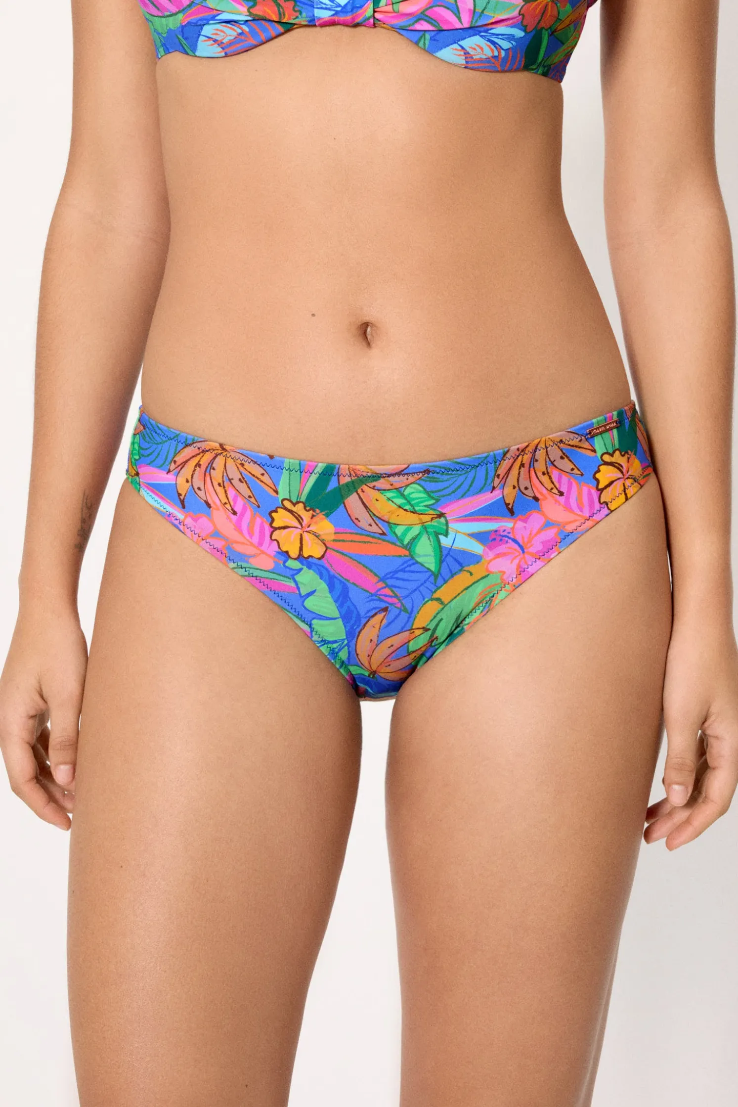 Braga bikini estampado tropical