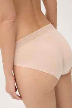 Braga midi adapt encaje con acabados invisibles nude
