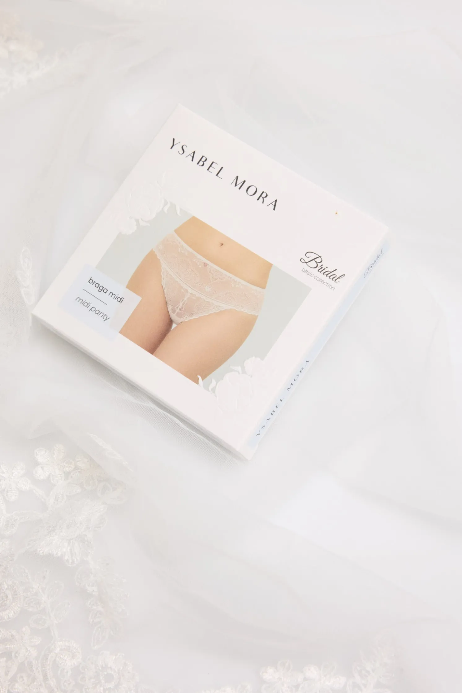 Braga midi encaje blanco | Colección Novia
