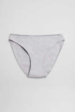 Braga mini algodón gris