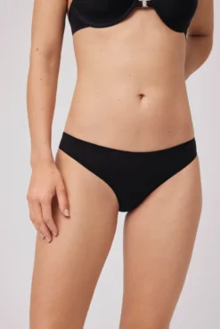 Braga mini algodón negro