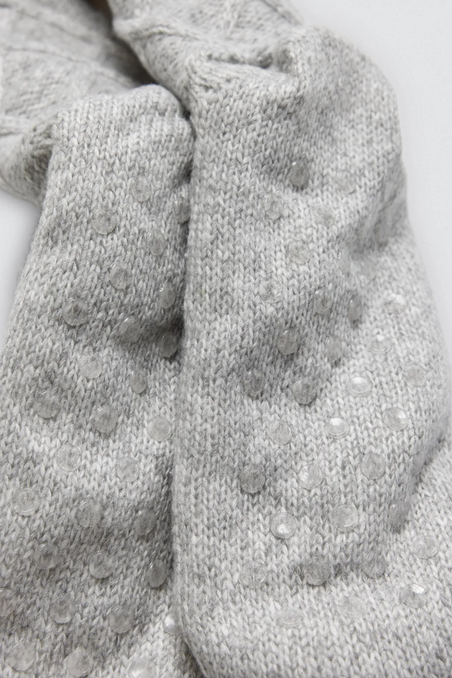 Calcetines borreguito antideslizantes gris