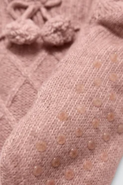 Calcetines borreguito antideslizantes rosa