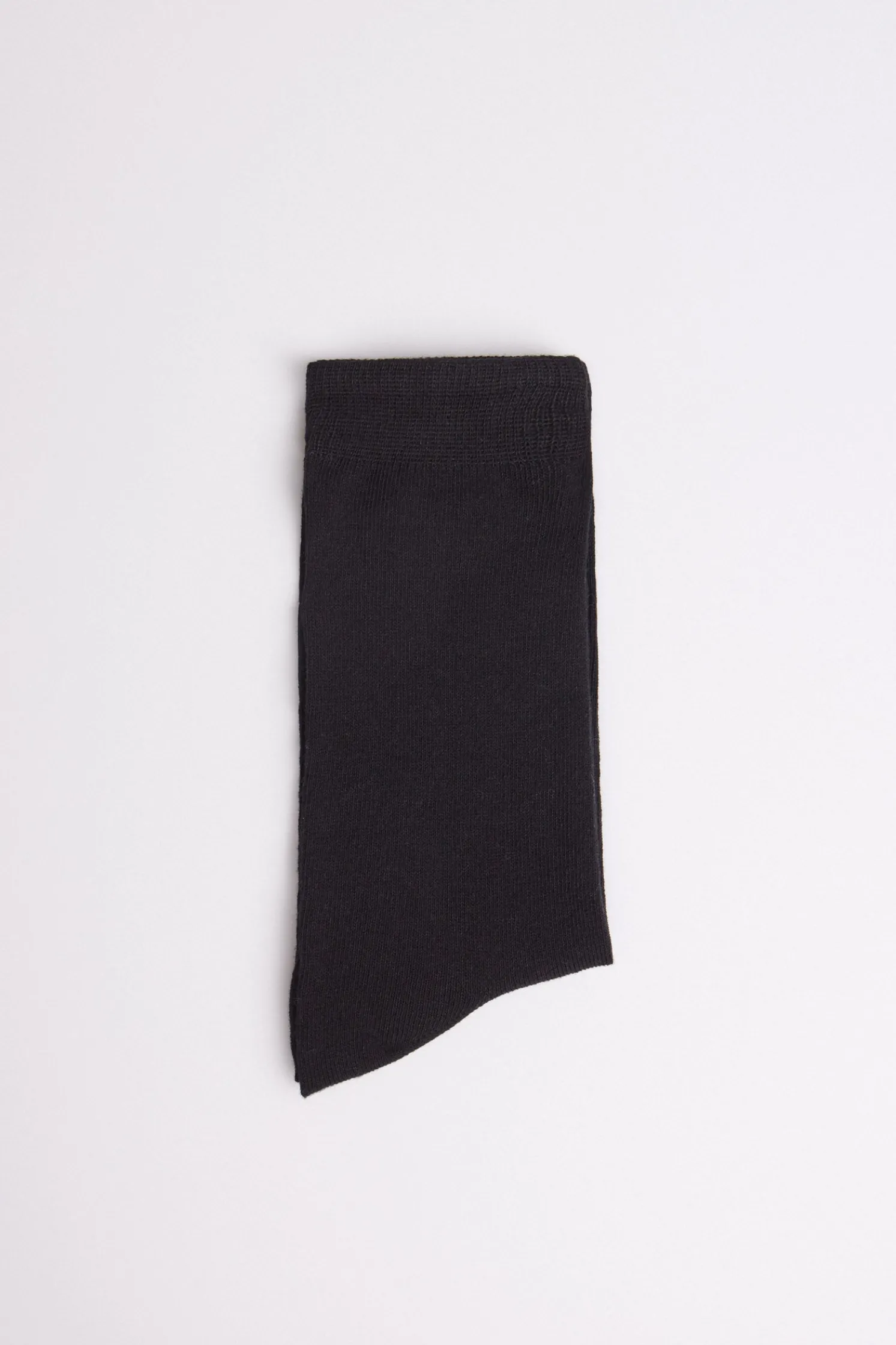 Calcetines básicos algodón largos negro