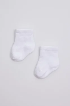 Calcetines básicos recién nacido blanco