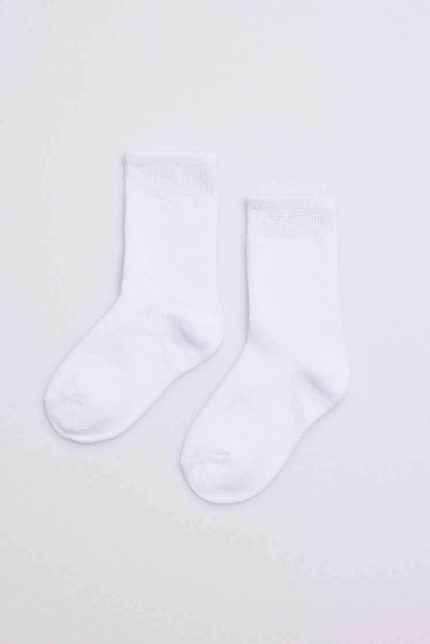 Calcetines infantiles algodón blanco