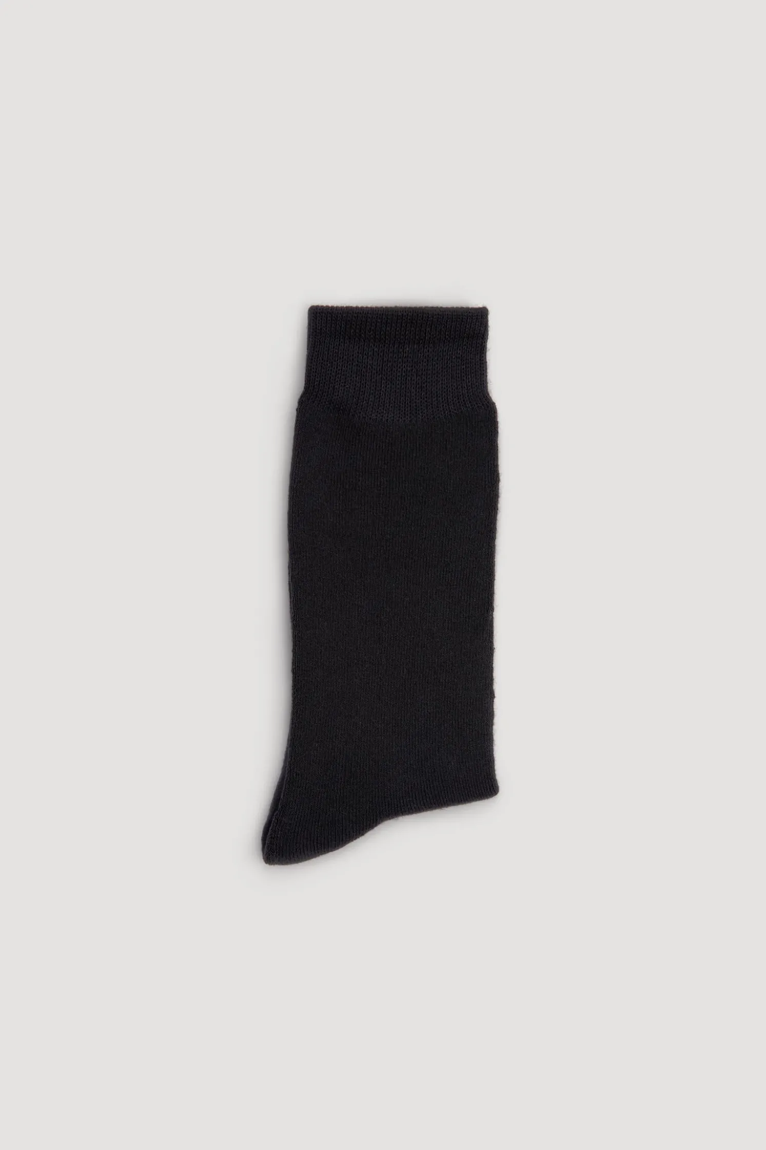Calcetines térmicos con rizo negro