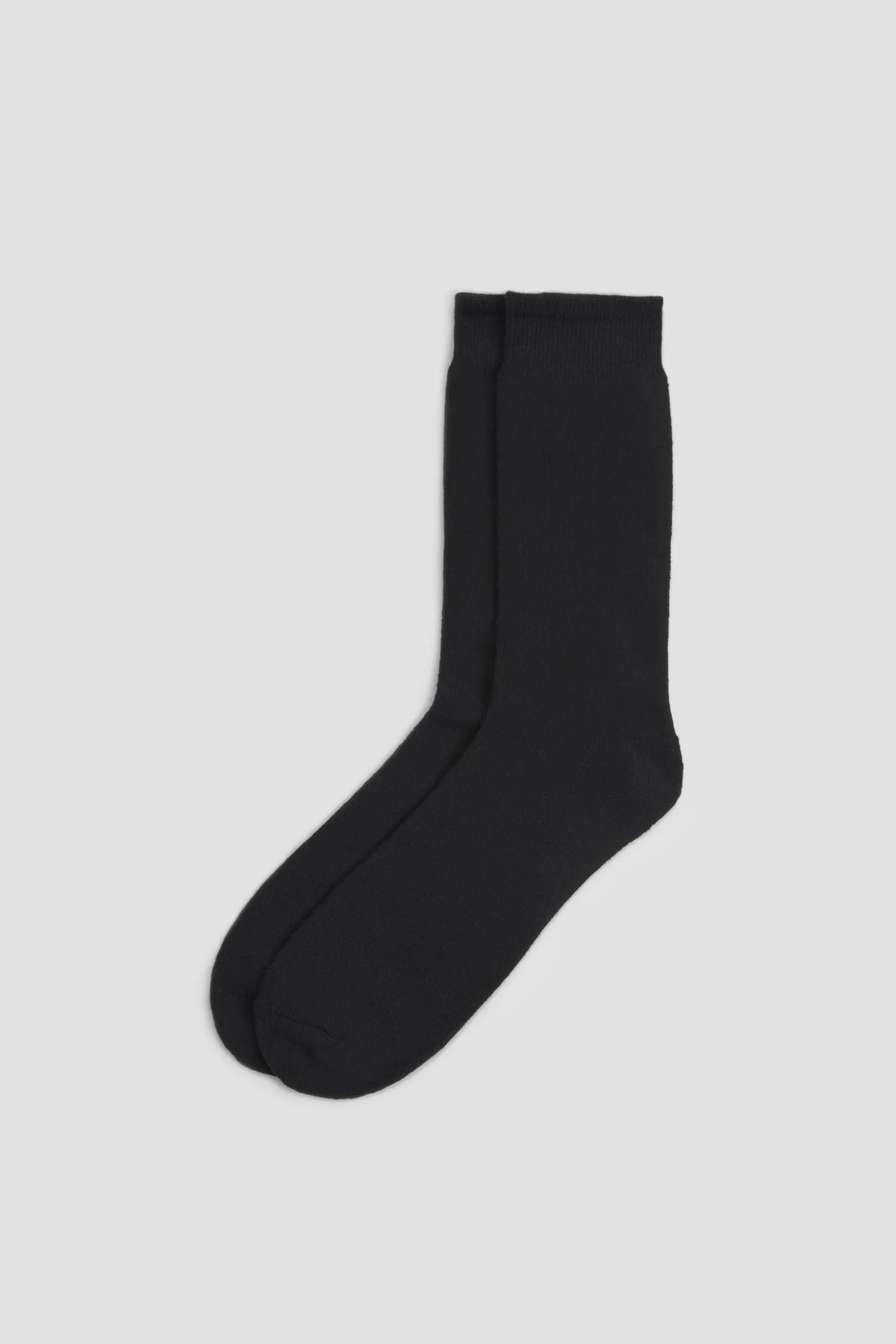 Calcetines térmicos con rizo negro