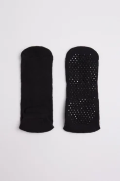 Calcetines yoga y pilates algodón negro