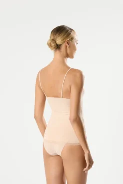Camiseta interior tirantes bambú nude