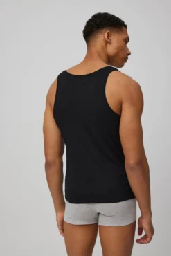 Camiseta interior tirantes negro