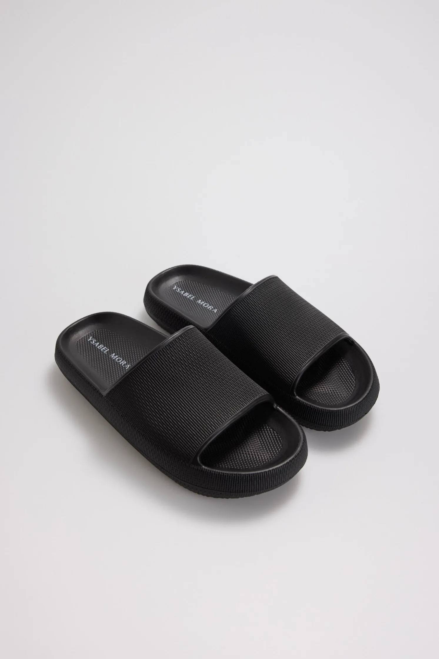 Chanclas de playa antideslizantes ligeras extra comfort negro