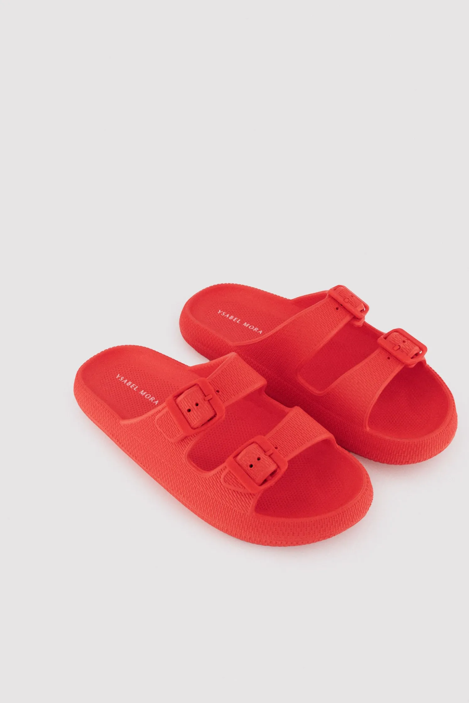 Chanclas de playa hebillas antideslizantes extra comfort coral