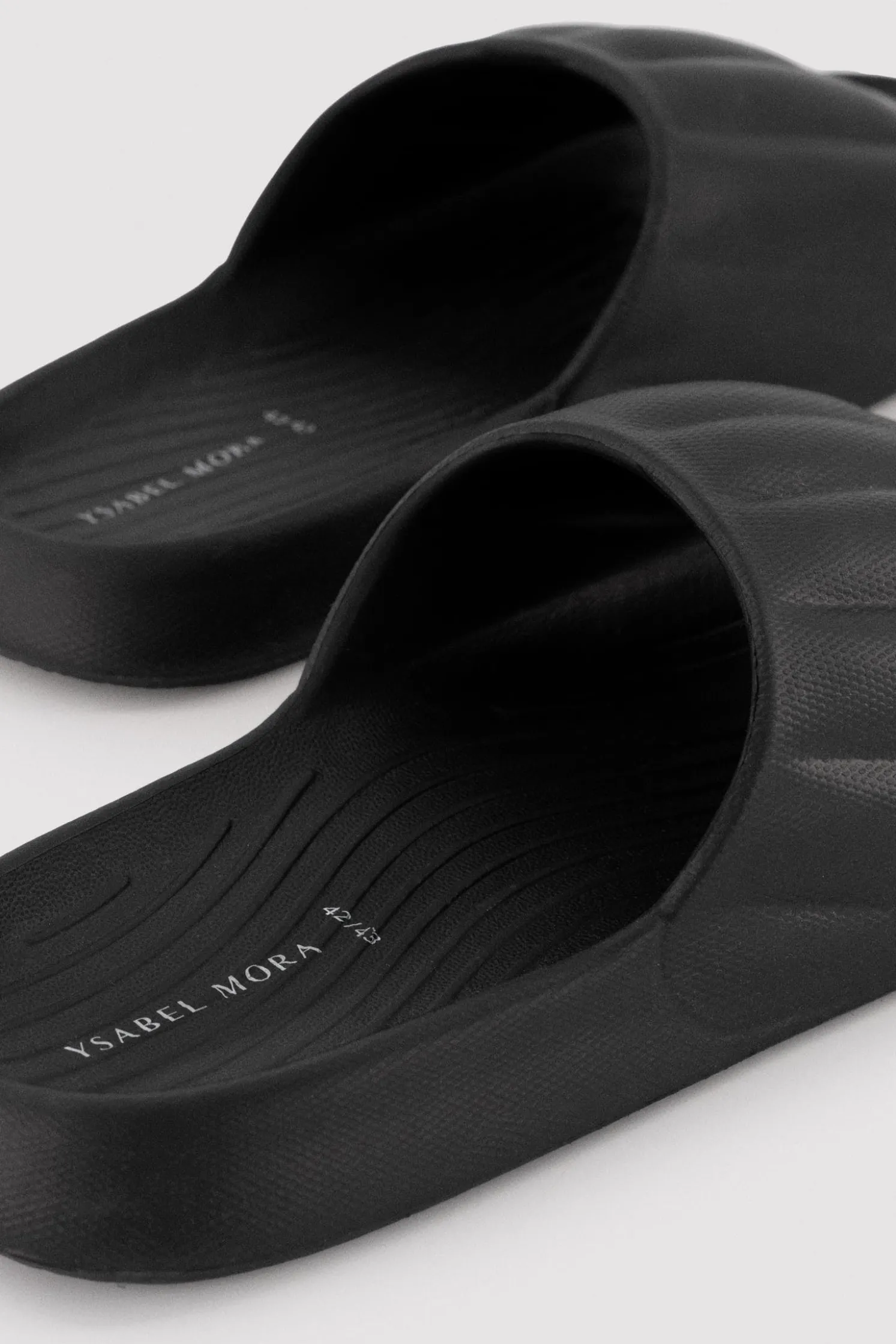 Chanclas hombre ligeras negro