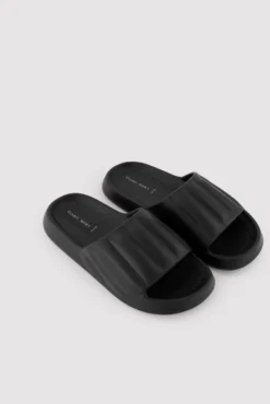 Chanclas hombre ligeras negro