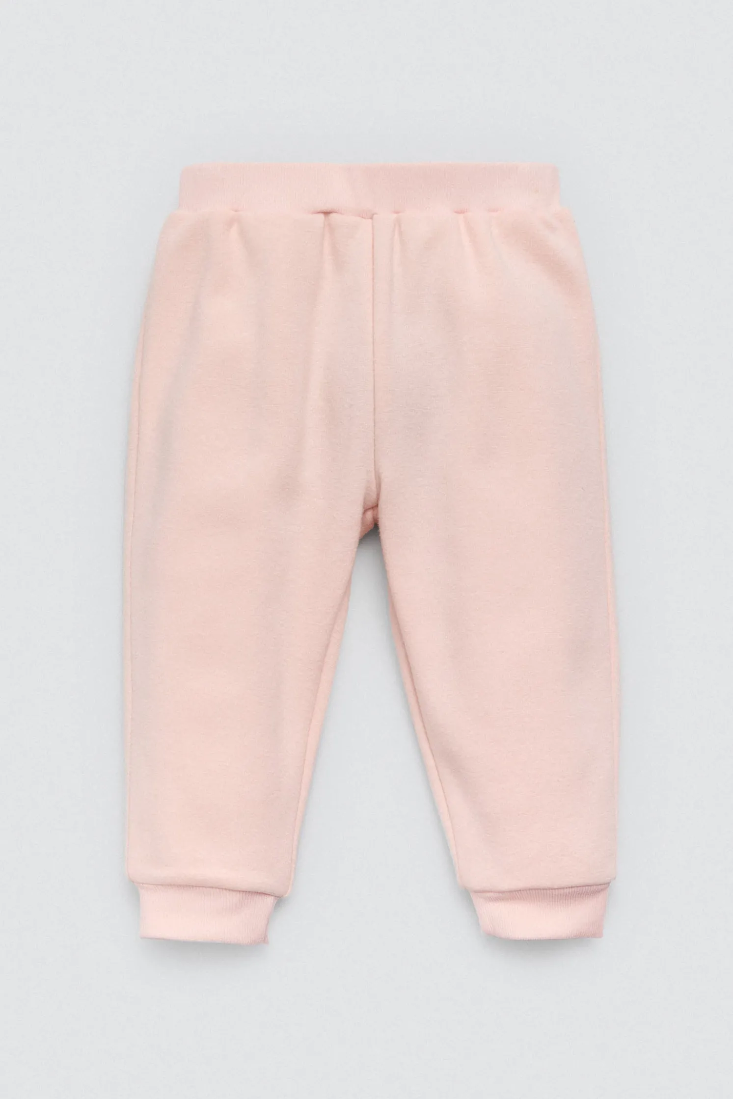 Conjunto bebé básico sudadera y jogger rosa