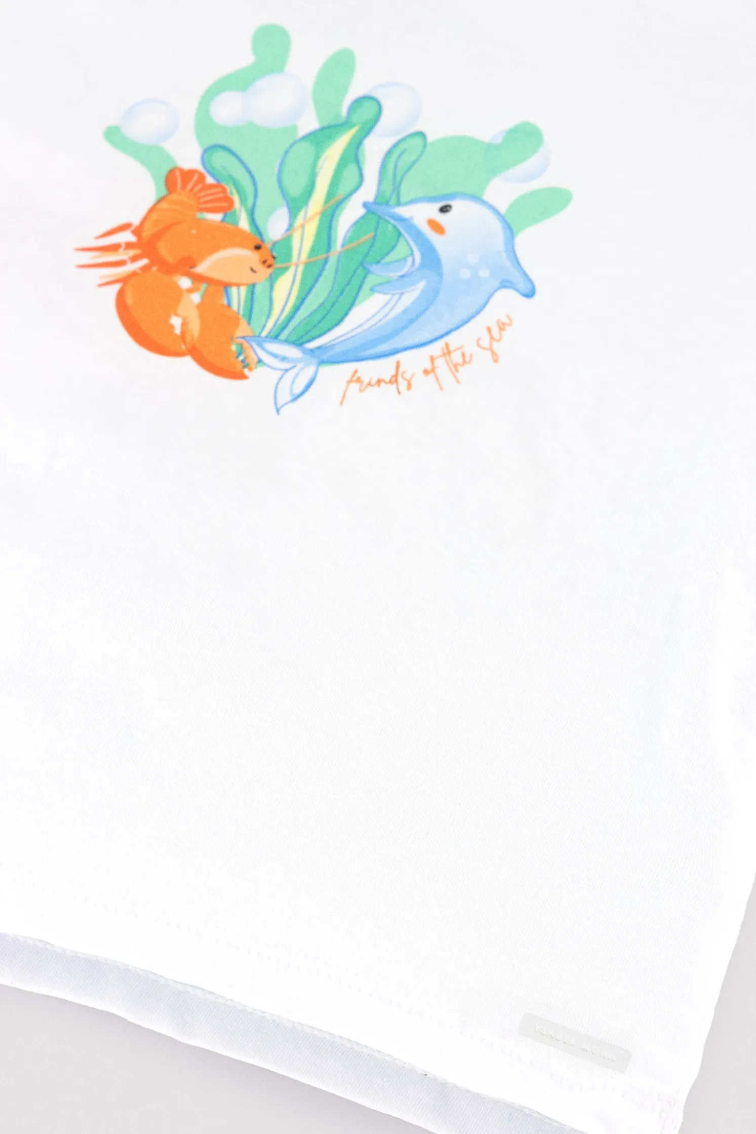 Conjunto bebé camiseta y bañador bóxer estampado fauna marina