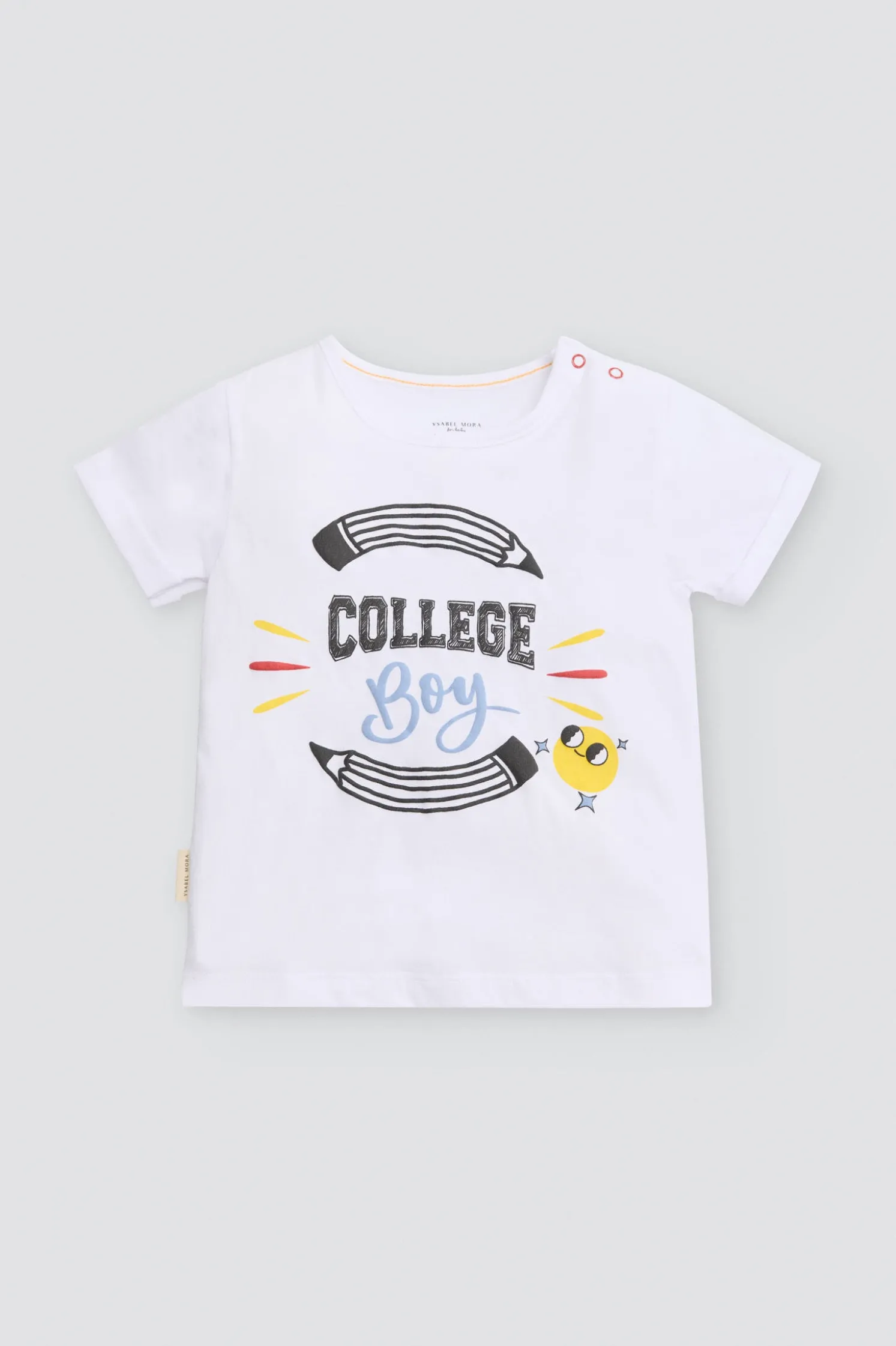 Conjunto bebé manga corta College Boy