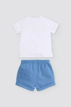Conjunto bebé manga corta College Boy