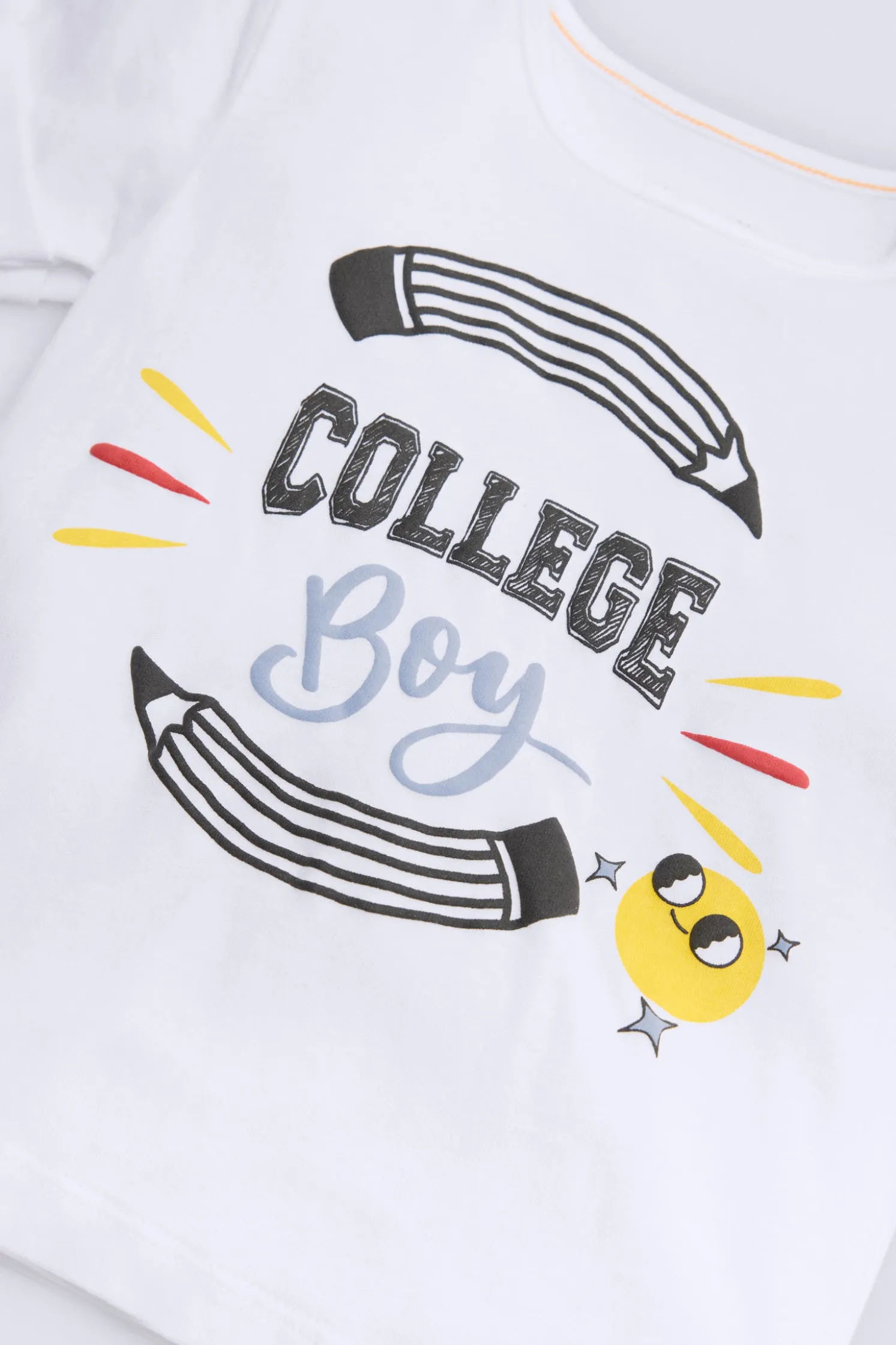 Conjunto bebé manga corta College Boy