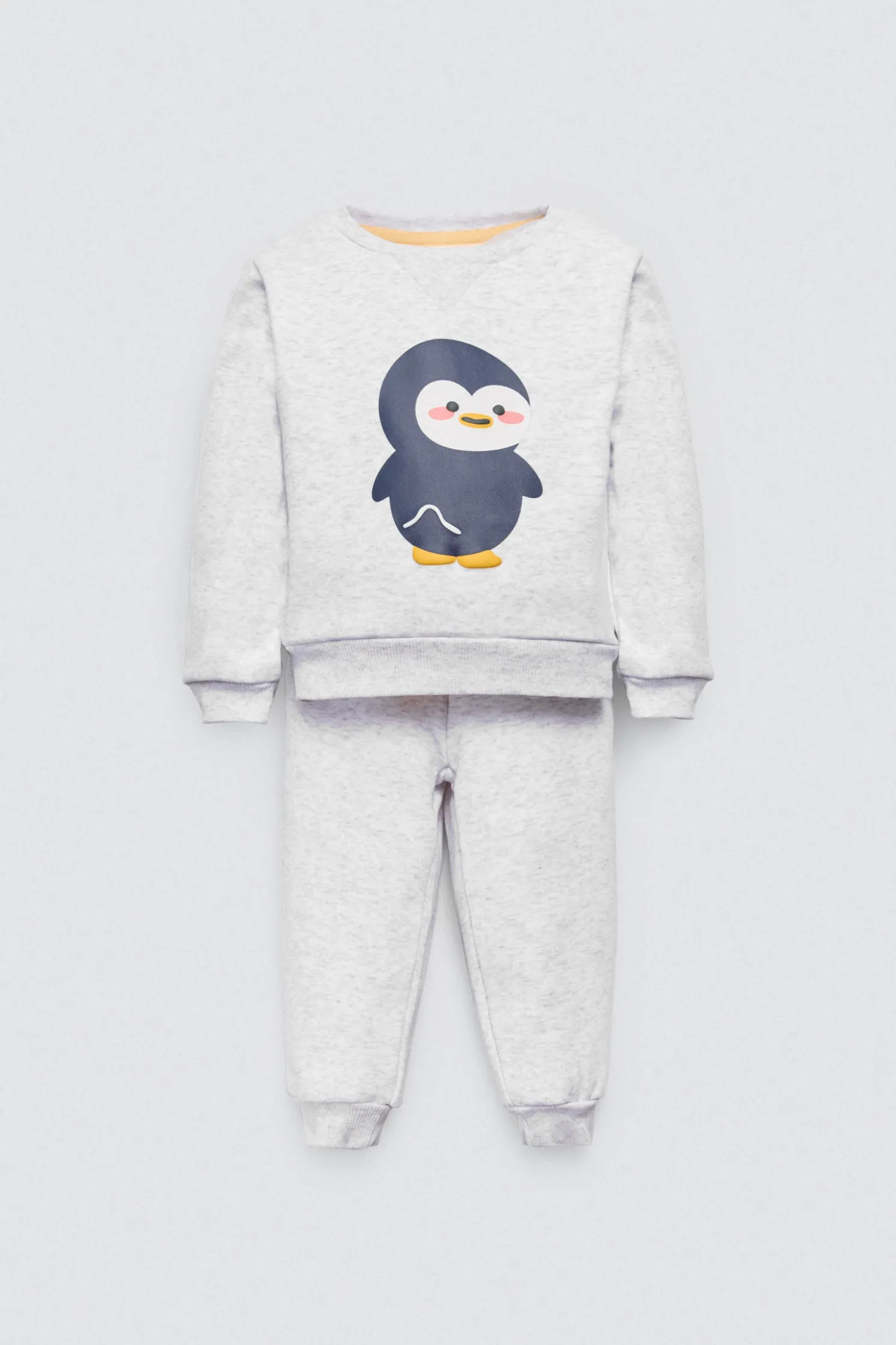 Conjunto bebé manga larga Penguin Toy