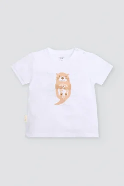 Conjunto bebé 3 piezas estampado nutria