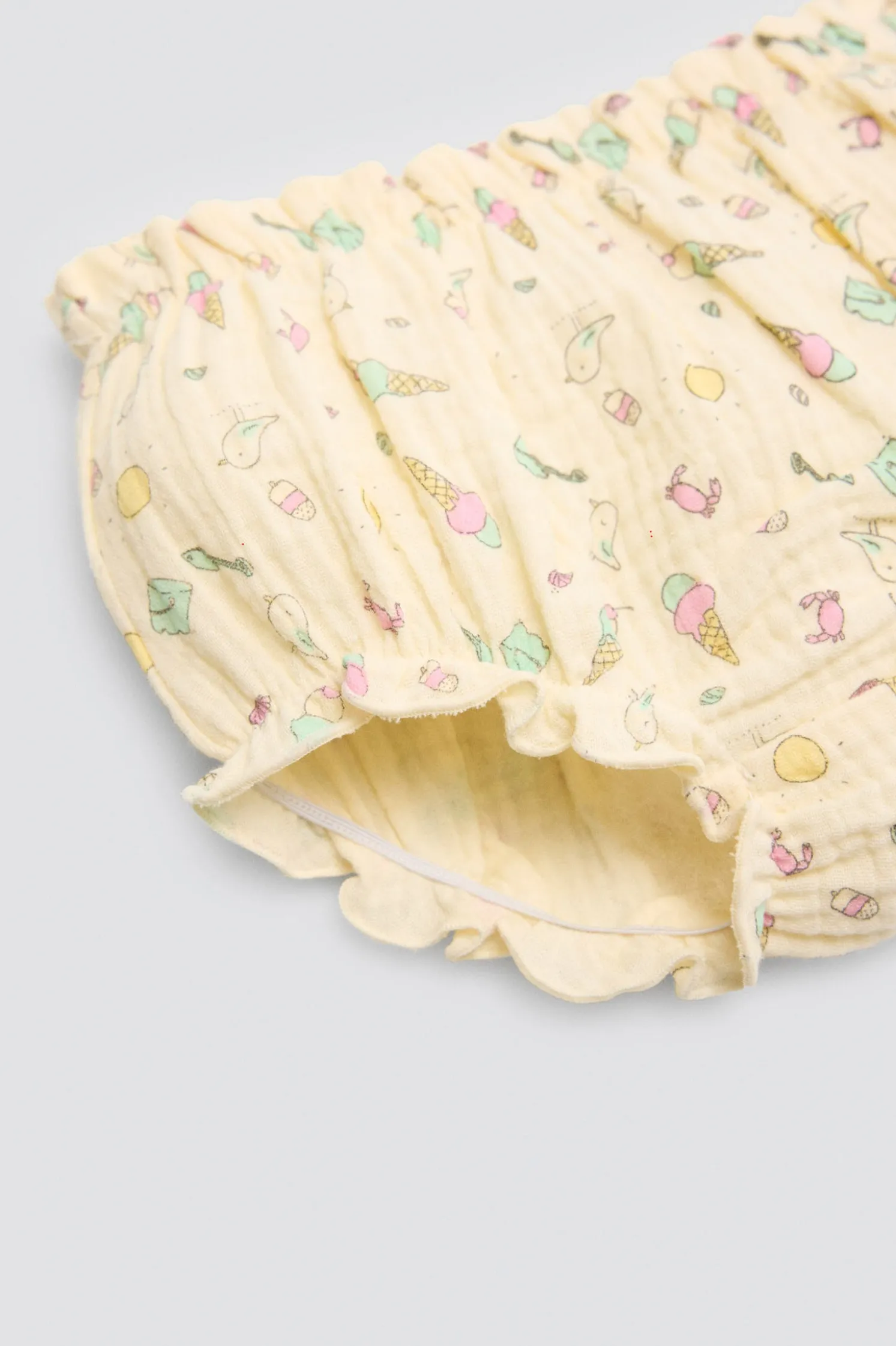 Conjunto bebé sin mangas estampado verano