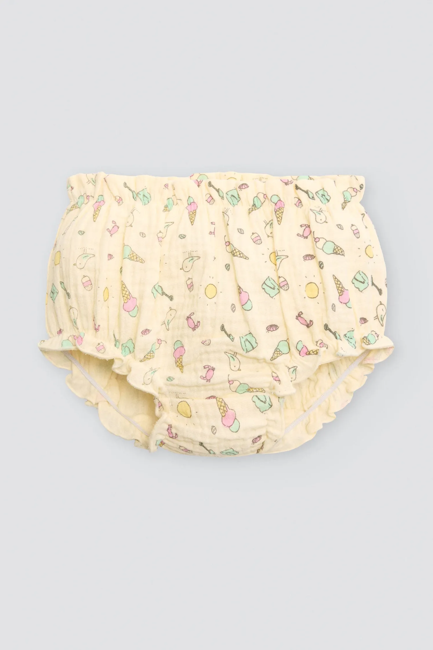 Conjunto bebé sin mangas estampado verano