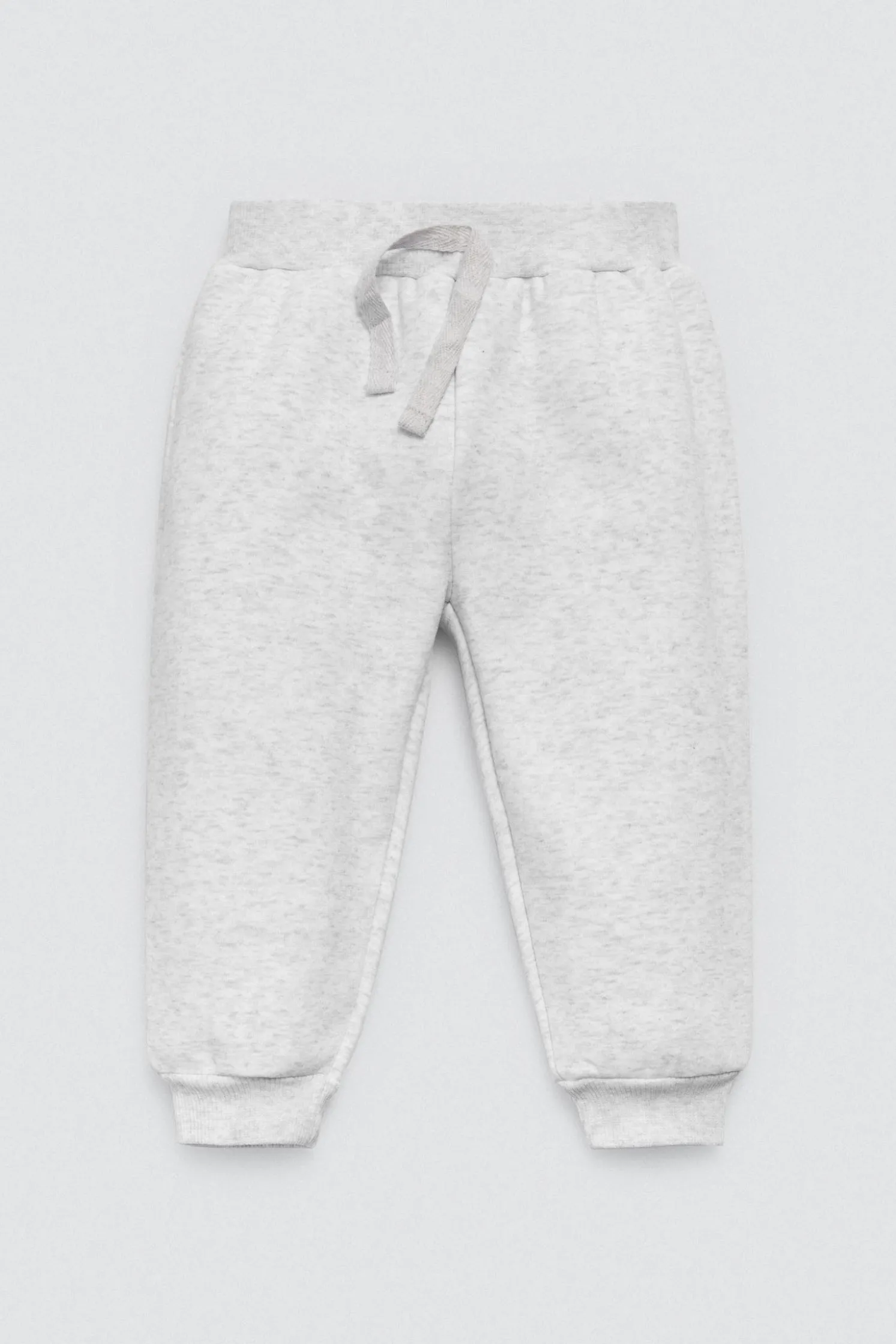 Conjunto bebé sudadera y jogger gris estampado