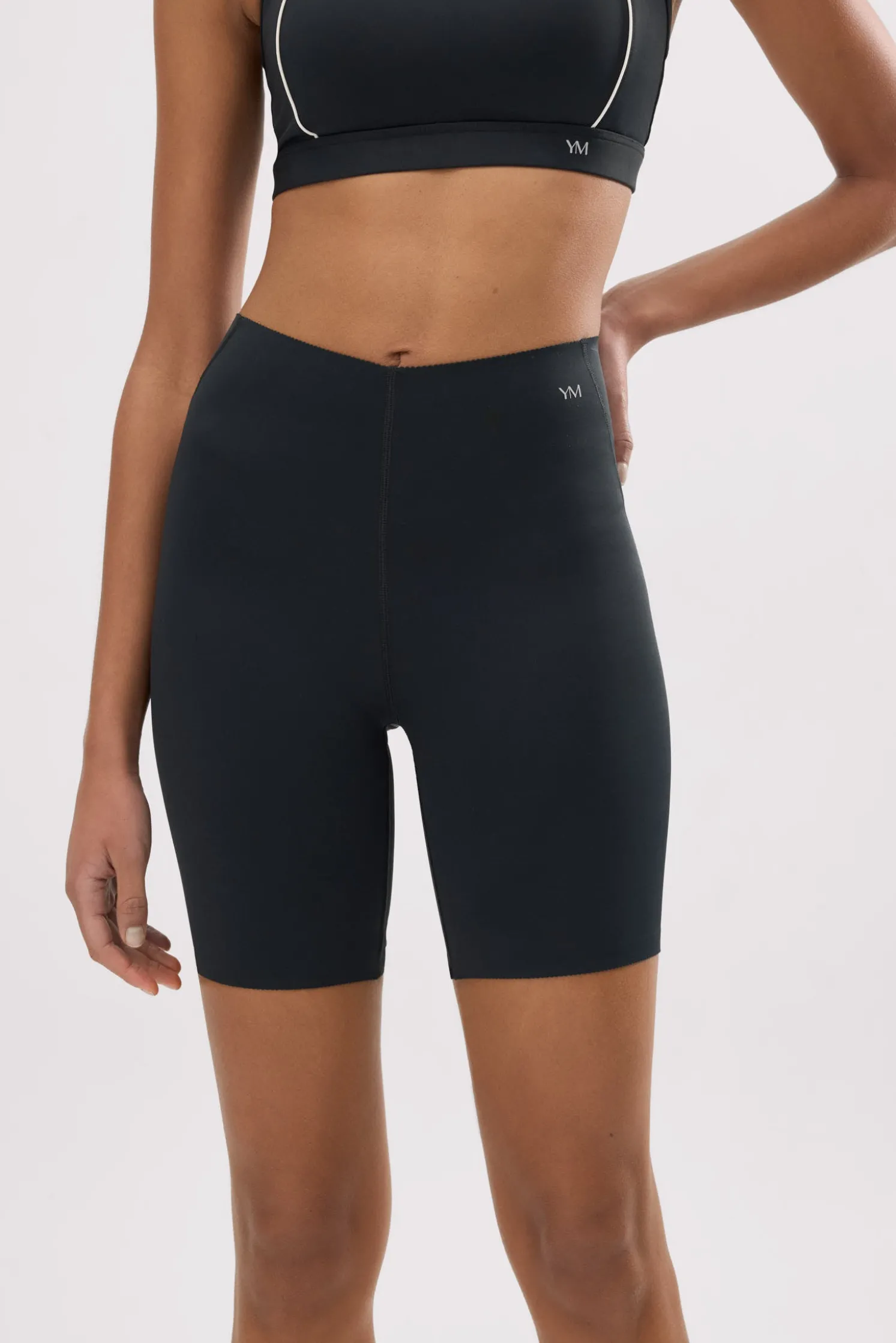 Leggings deportivos Compressive cortos negro