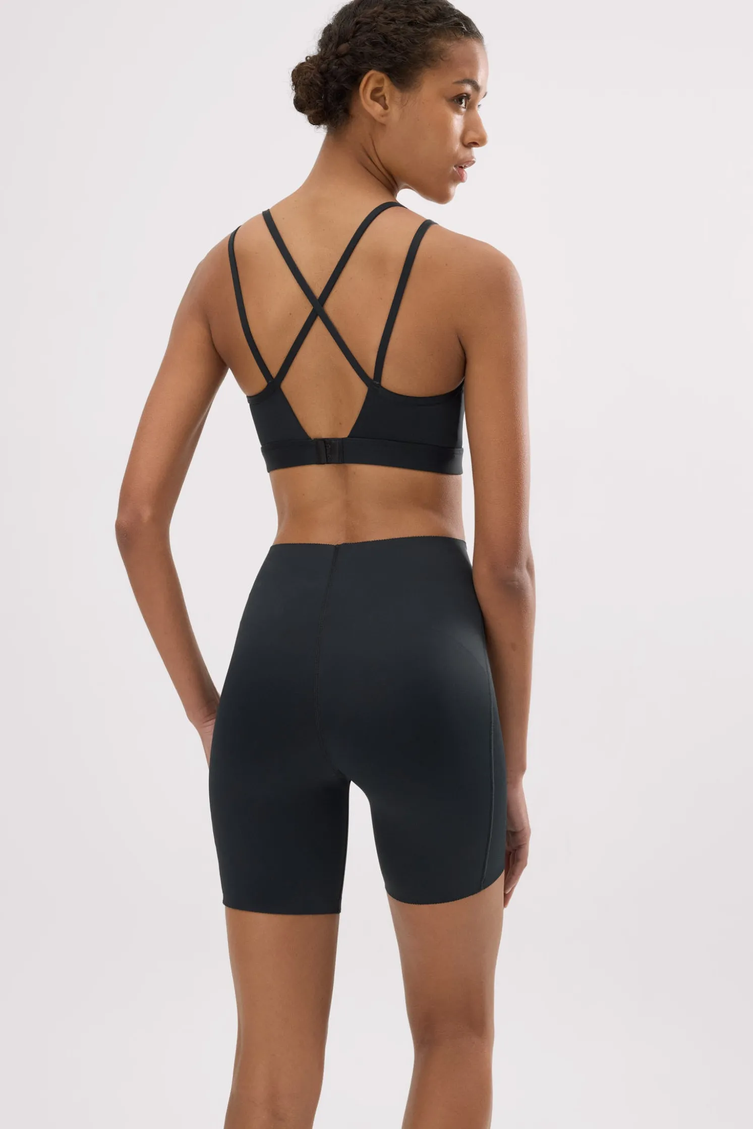 Leggings deportivos Compressive cortos negro