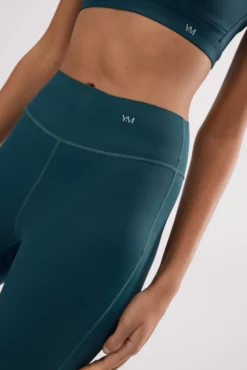 Leggings deportivos Compressive efecto push-up verde botella