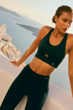 Leggings deportivos Compressive efecto push-up negro