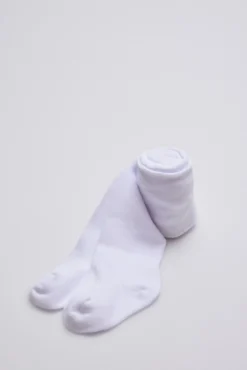 Leotardo clásico bebé blanco