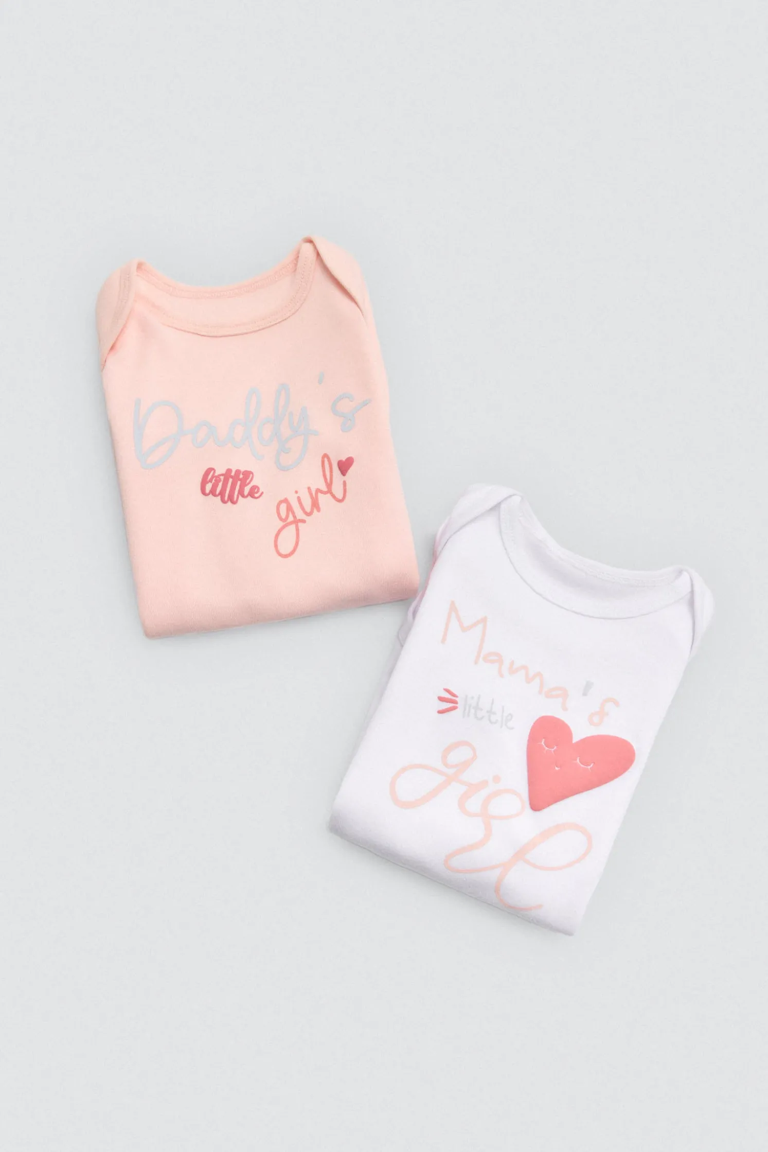 Pack 2 bodies bebé manga larga Mama's and Daddy's Girl