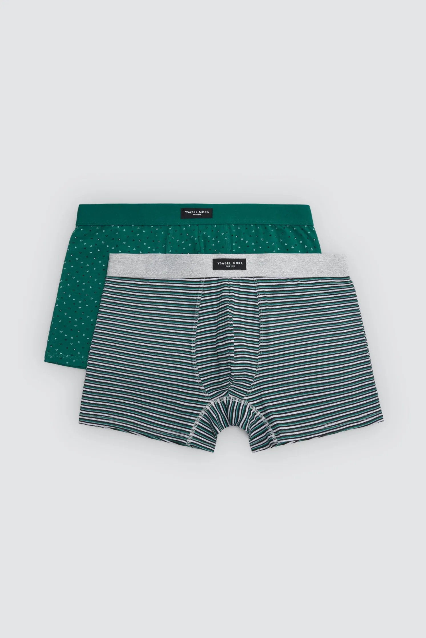Pack 2 bóxers estampados geométricos