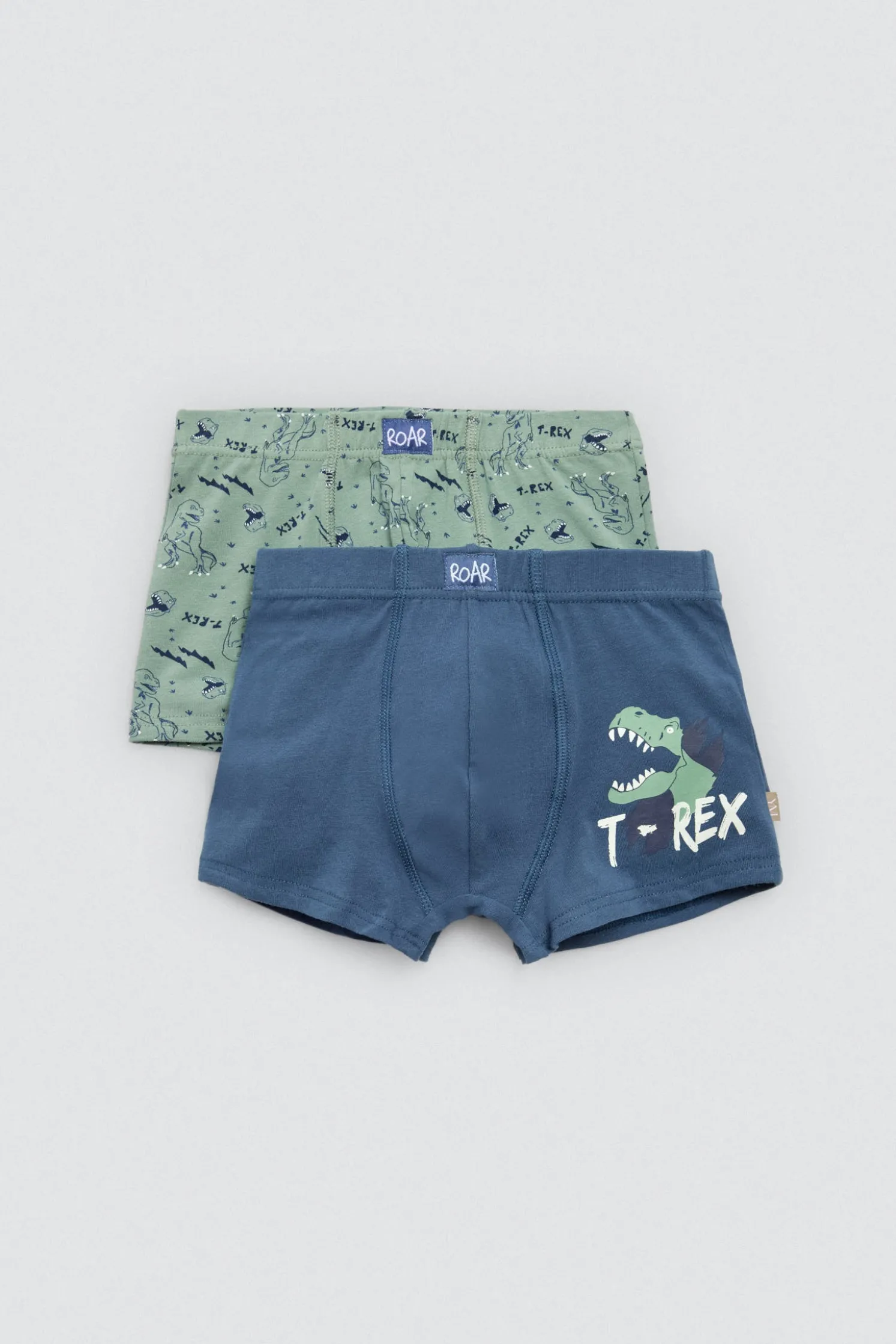 Pack 2 bóxers infantiles algodón estampados Roar